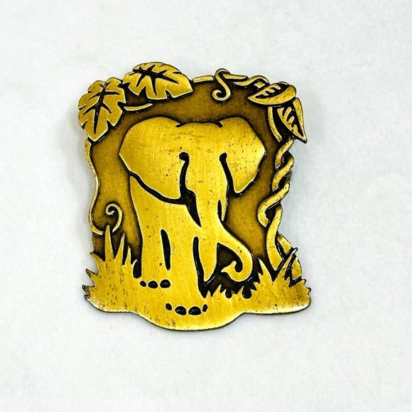 Vintage Jonette Jewelry (JJ) Elephant Brooch/Pin - Picture 1 of 5